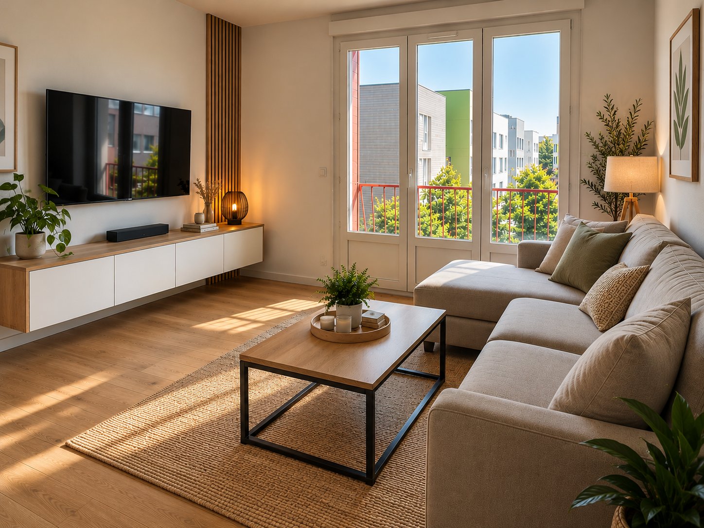 Appartement rénové Le Renan, Villefranche-sur-Saône, 65 m²